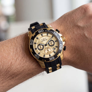 Invicta Pro Diver 22346 Men's Watch — side view, Stainless Steel case 50mm
