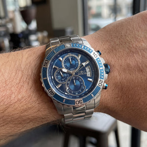Invicta Pro Diver 22413 Men's Watch — side view, Stainless Steel case 45mm