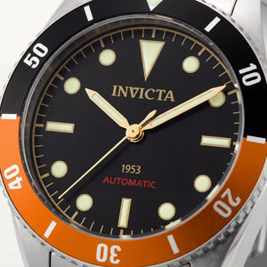 Invicta Pro Diver 34336 Men's Watch — front view, Automatic movement 40mm