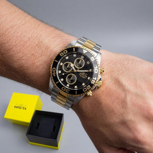 Invicta Pro Diver 43407 Unisex Watch — side view, Stainless Steel case 43mm