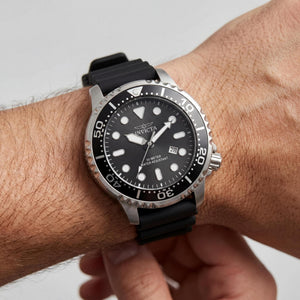 Invicta Pro Diver 44834 Unisex Watch — side view, Stainless Steel case 48mm