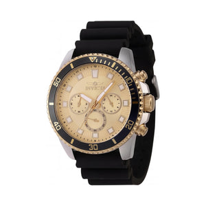 Invicta Pro Diver 46128 Black Stainless Steel Men's Watch, 45mm