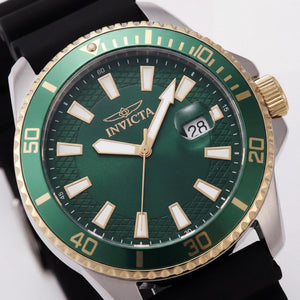 Invicta Pro Diver 46134 Men's Watch — front view, Quartz movement 45mm