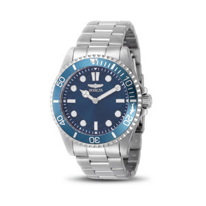 Invicta Pro Diver 49694 Silver Stainless Steel Unisex Watch, 43mm