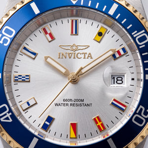 Invicta Pro Diver 49887 Unisex Watch — front view, Quartz movement 40mm
