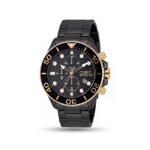 Invicta Pro Diver 50222 Black Stainless Steel Unisex Watch, 53mm