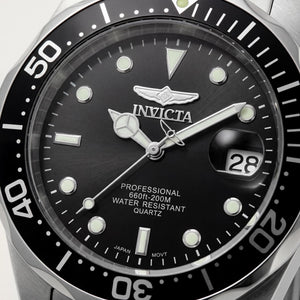 Invicta Pro Diver Women's Watch — front view, Quartz movement 37mm
