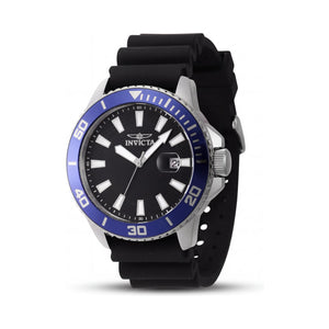 Invicta Pro Diver IN-46089 Black Stainless Steel Men's Watch, 45mm