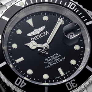 Invicta Pro Diver Unisex Watch — front view, Automatic movement 40mm
