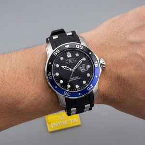 Invicta Pro Diver Men's Watch — side view, Stainless Steel case 48mm