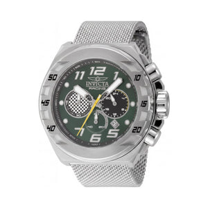 Invicta Racing 47200 Silver Dial Stainless Steel Unisex Watch, 48mm
