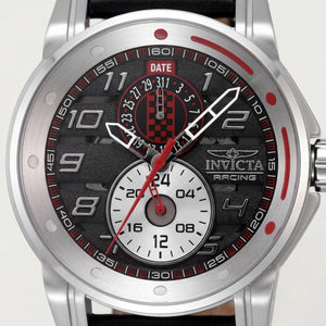 Invicta Racing 47533 Unisex Watch — front view, Quartz movement 46mm