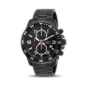 Invicta Specialty 36985 Black Stainless Steel Unisex Watch, 45mm