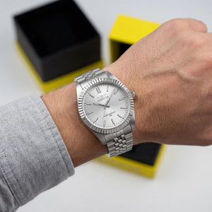 Invicta Specialty 47495 Unisex Watch — side view, Stainless Steel case 36mm