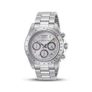 Invicta Speedway 17023 Silver Stainless Steel Men's Watch, 40mm