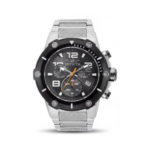 Invicta 19528 Black Stainless Steel Men's Watch, 52mm