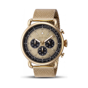 Invicta Speedway 47360 Gold Dial Stainless Steel Unisex Watch, 44mm