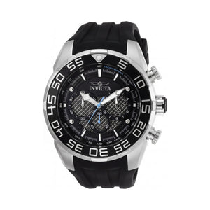 Invicta Speedway Black Dial Stainless Steel Men's Watch, 50mm