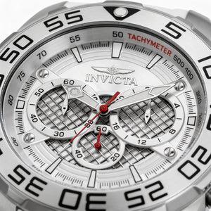 Invicta Speedway Quartz Watch,Chronograph Men's Watch — front view, Quartz movement 50mm