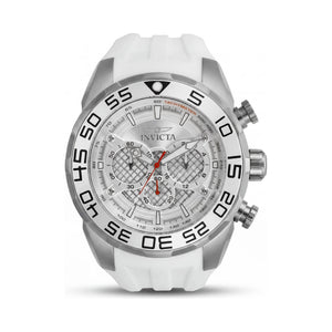Invicta Speedway Quartz Watch,Chronograph Silver Dial Stainless Steel Men's Watch, 50mm