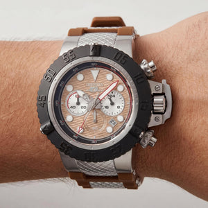 Invicta Subaqua 47828 Men's Watch — side view, Stainless Steel case 50mm