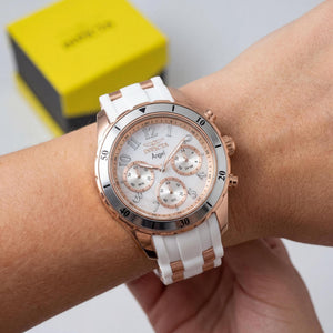Invicta Women's Watch — side view, Stainless Steel case 40mm