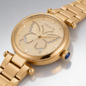 Invicta Wildflower 33234 Unisex Watch — front view, Quartz movement 36mm