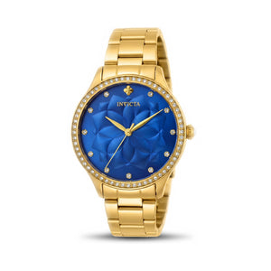 Invicta Wildflower Gold Stainless Steel Unisex Watch, 35mm