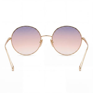 Isabel Marant 0016/S Round Sunglasses Women — side view, Non-Polarized Rose Gold lens