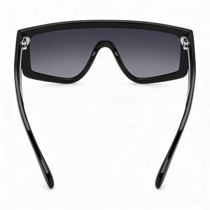 Isabel Marant Shield Sunglasses for Women — interior view, Non-Polarized lens detail