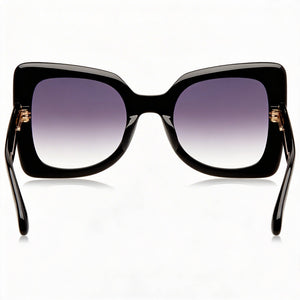 Isabel Marant Shield Sunglasses Women — side view, Non-Polarized Black lens