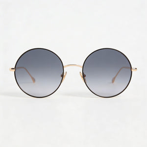Isabel Marant Round Sunglasses for Women — front view, Stainless Steel frame