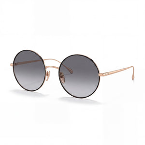 Isabel Marant Gold Round Sunglasses for Women, Black Gold lens