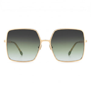 Isabel Marant Square Sunglasses for Women — front view, Stainless Steel frame