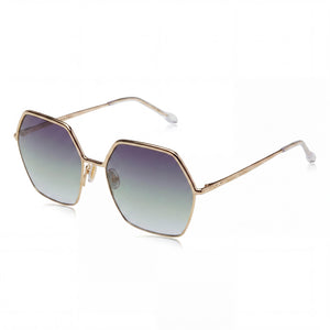 Isabel Marant Gold Square Sunglasses for Women, Rose Gold lens