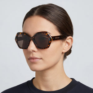 Isabel Marant Im 0107/g/s Geometric Sunglasses for Women — interior view, Non-Polarized lens detail