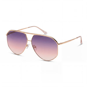 Isabel Marant IM 0117/S Gold Aviator Sunglasses for Women, Rose Gold lens