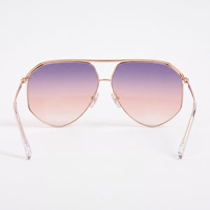 Isabel Marant IM 0117/S Aviator Sunglasses Women — side view, Non-Polarized Rose Gold lens