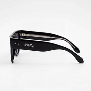 Isabel Marant IM 0171/G/S Square Sunglasses Women — side view, Non-Polarized Black lens