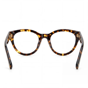 Isabel Marant Im0042g Oval Eyeglasses Unisex — side view, Havana Plastic temples