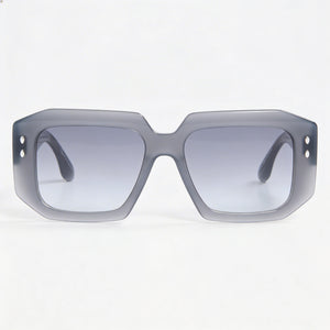 Isabel Marant Trendy Rectangle Sunglasses for Women — front view, Plastic frame