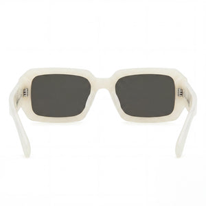 Isabel Marant Rectangle Sunglasses Women — side view, Non-Polarized Pearled White lens