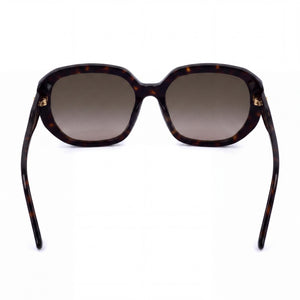 Jimmy Choo 204239 Oval Sunglasses for Women — interior view, Non-Polarized lens detail