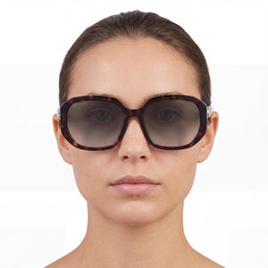 Jimmy Choo 204239 Brown Gradient Sunglasses Women — lifestyle wear, poolside lounging and summer resorts