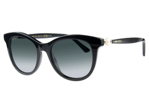 Jimmy Choo Annabeth/S 807/9O Women's Black Cat-Eye Sunglasses