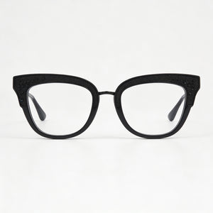 Jimmy Choo Cat Eye Eyeglasses for Women — front view, Polyamide