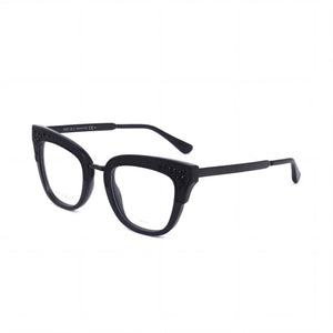Jimmy Choo Black Cat Eye Eyeglasses for Women, Polyamide frame