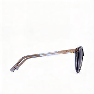 Jimmy Choo Classic Square Sunglasses Women — side view, Non-Polarized Grey lens