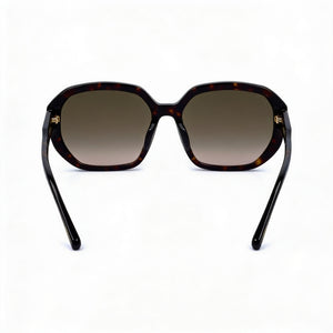 Jimmy Choo Classic Square Sunglasses for Women — front view, Plastic frame