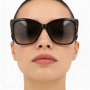 Jimmy Choo Classic Havana Sunglasses Women — lifestyle wear, holiday photos and sightseeing